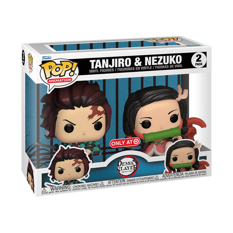 Demon Slayer Pop! Tanjiro & Nezuko 2-Pack