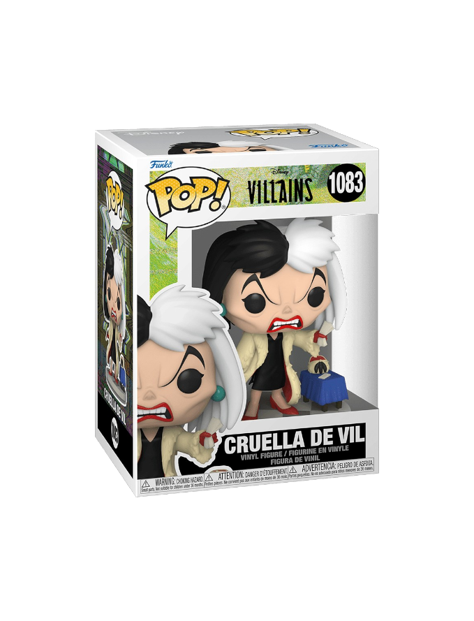 Funko Pop! Disney 1083: Villains - Cruella de Vil Vinyl Figure (New)