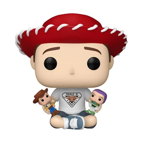 Toy Story 30th Anniversary Andy with Buzz Lightyear and Woody Funko Pop! Vinyl Figure #1596