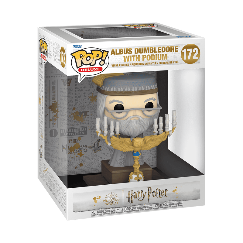 Harry Potter Pop! Deluxe Albus Dumbledore with Podium