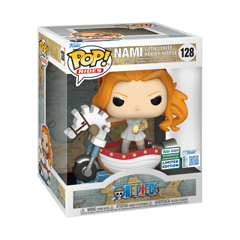 One Piece Pop! Rides Deluxe Nami with White Hobby Horse