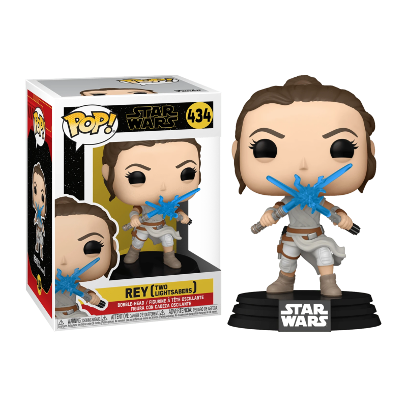 Funko POP! Star Wars #434 Star Wars - Rey with Two Lightsabers Pop!