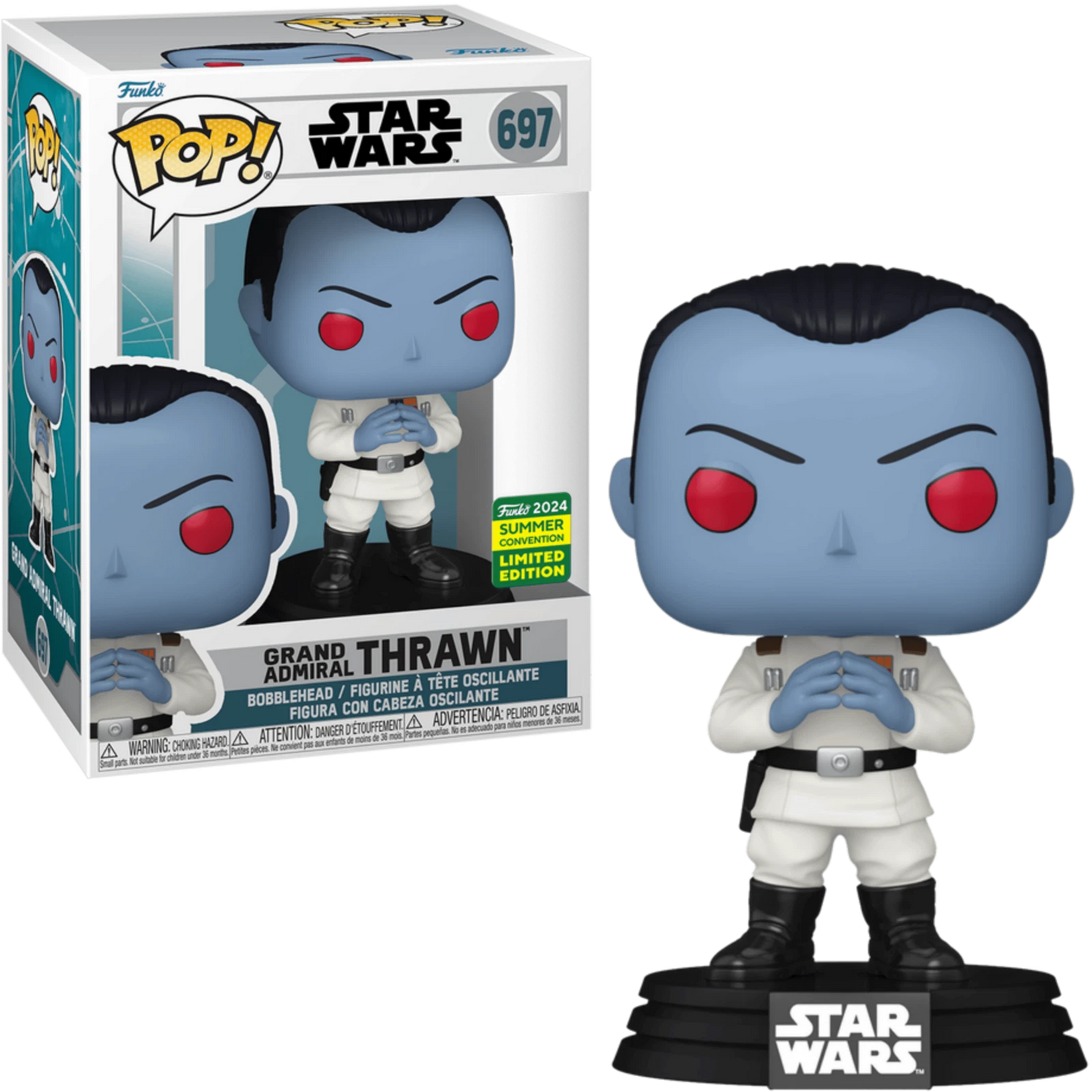 Funko Pop! Grand Admiral Thrawn - Star Wars #697 Exclusive SDCC 2024