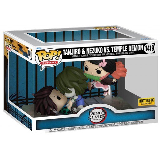 Demon Slayer Funko POP! Moment Tanjiro & Nezuko vs. Temple Demon #1419