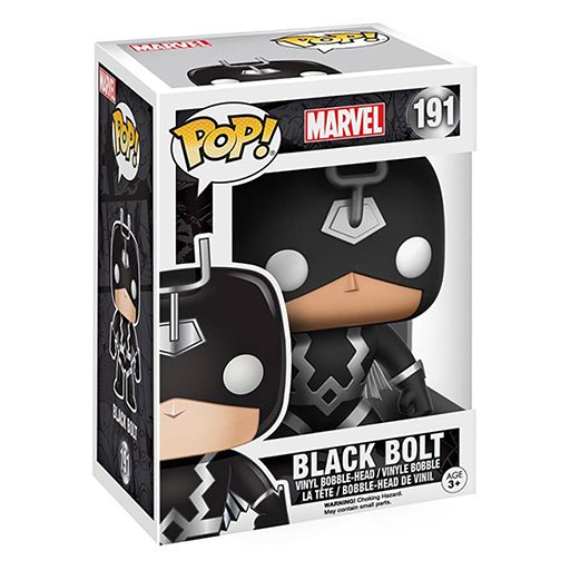 Funko POP! Black Bolt #191 (Black) (Marvel Comics)