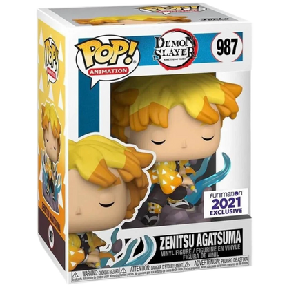 Funko POP! Zenitsu Agatsuma Demon Slayer #987 (2021 Funimation Exclusive)