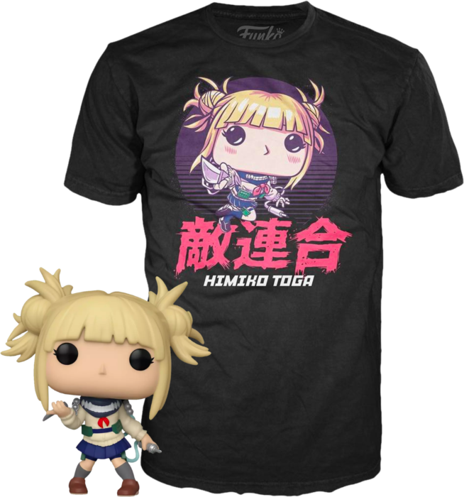 My Hero Academia - Himiko Toga Unmasked Pop! Vinyl Figure & T-Shirt Box Set (MEDIUM) (Gamestop)