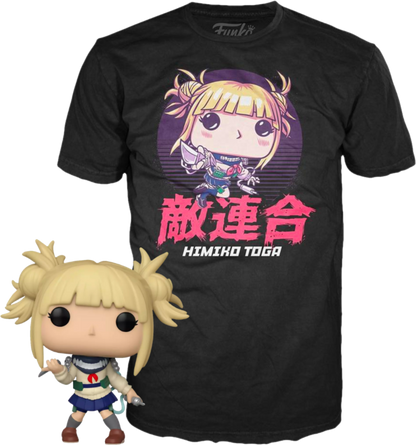 My Hero Academia - Himiko Toga Unmasked Pop! Vinyl Figure & T-Shirt Box Set (MEDIUM) (Gamestop)