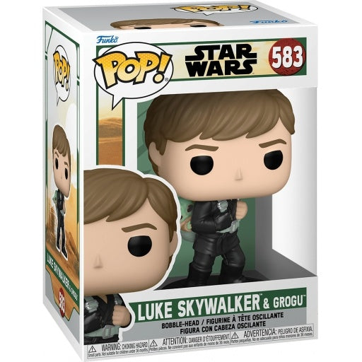 Star Wars: The Book of Boba Fett Funko POP! Luke Skywalker & Grogu #583