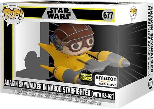 Funko Pop! Ride Deluxe: SW - Anakin in Naboo STRFTR - Star Wars