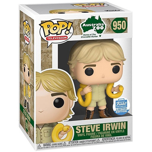Funko POP! Steve Irwin with Snake #950 (No Sticker BOX)