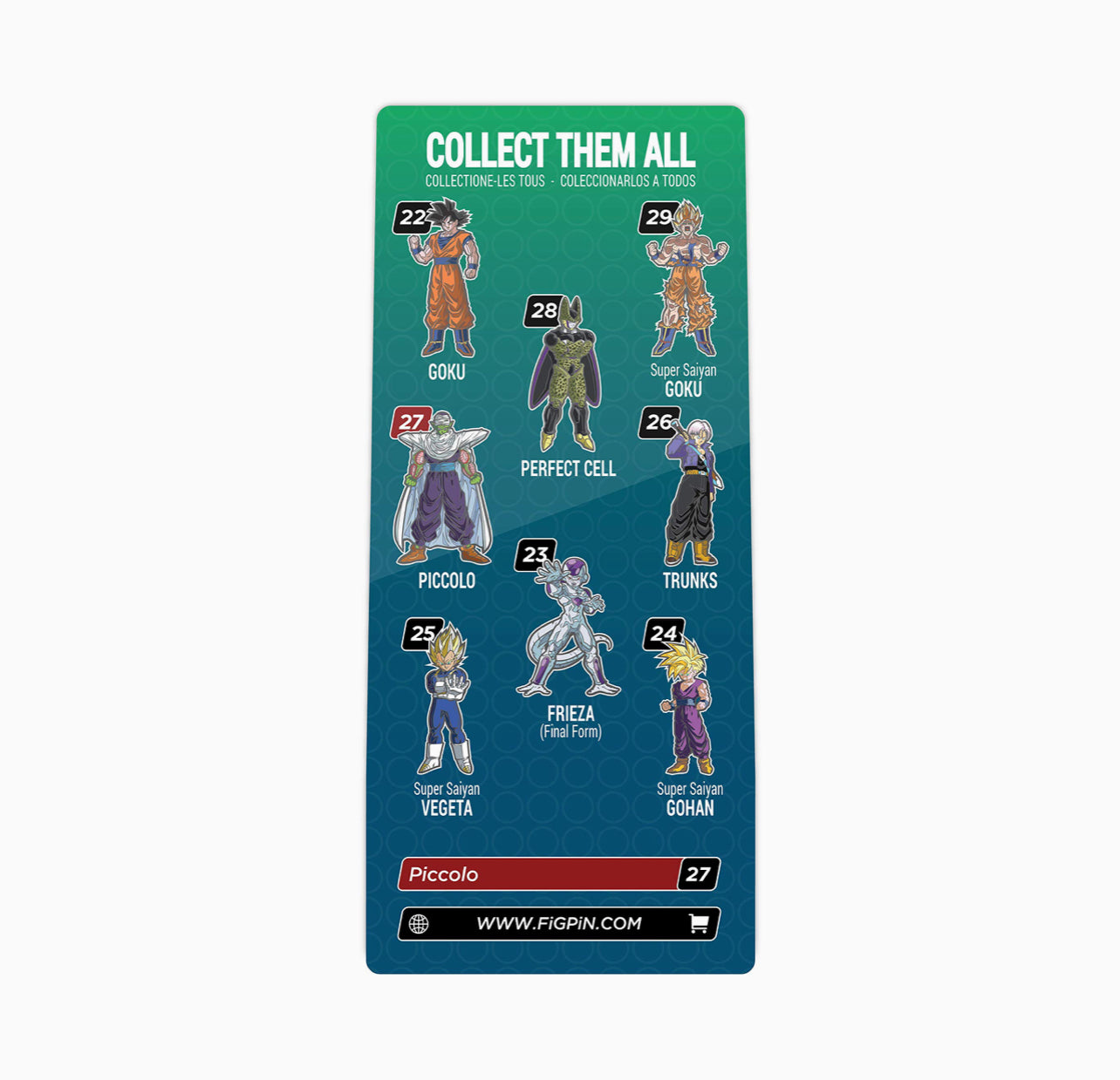 FiGPiN Dragon Ball Z: Piccolo - Collectible Pin with Premium Display Case