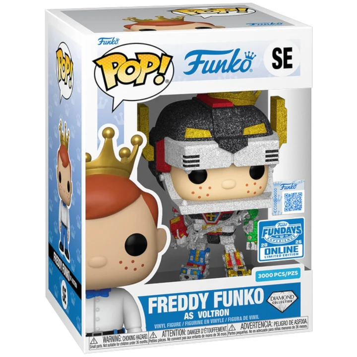 Freddy Funko as Voltron #SE - 2025 Fundays Online Limited Edition Funko Pop! [Diamond Lmtd 3000 Pcs]