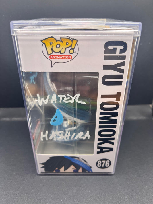 Demon Slayer - Giyu Tomioka - Signed POP! EVA: Johnny Yong Bosch