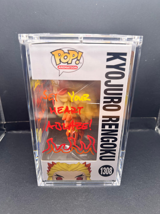 Demon Slayer - Kyojuro Rengoku - Signed POP! EVA: Mark Whitten