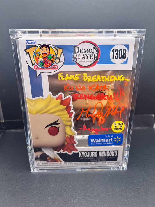 Demon Slayer - Kyojuro Rengoku - Signed POP! EVA: Mark Whitten