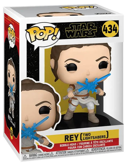 Funko POP! Star Wars #434 Star Wars - Rey with Two Lightsabers Pop!