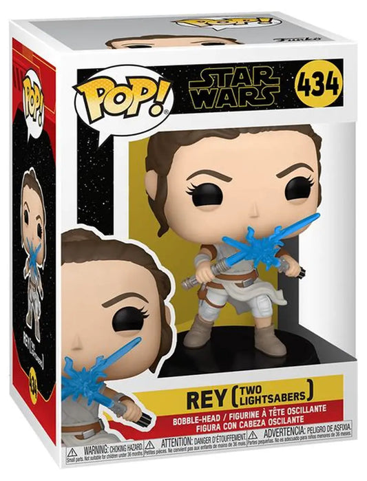 Funko POP! Star Wars #434 Star Wars - Rey with Two Lightsabers Pop!