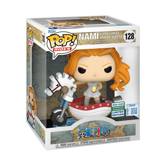 One Piece Pop! Rides Deluxe Nami with White Hobby Horse
