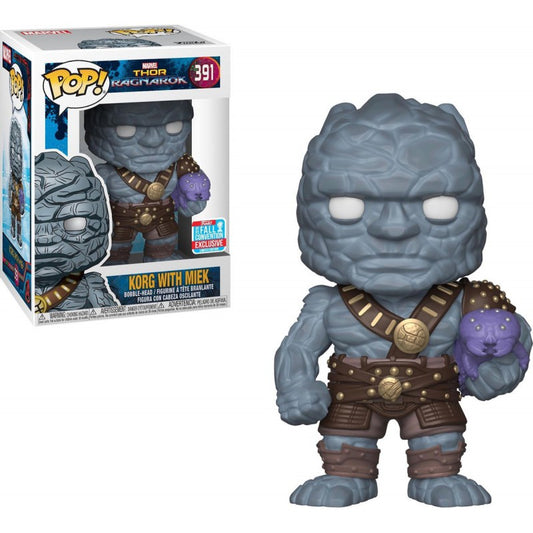 Funko Pop! Korg with Miek (Convention Exclusive), Thor Ragnarok #391