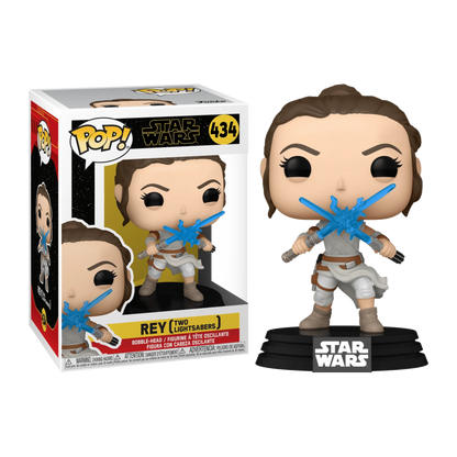 Funko POP! Star Wars #434 Star Wars - Rey with Two Lightsabers Pop!